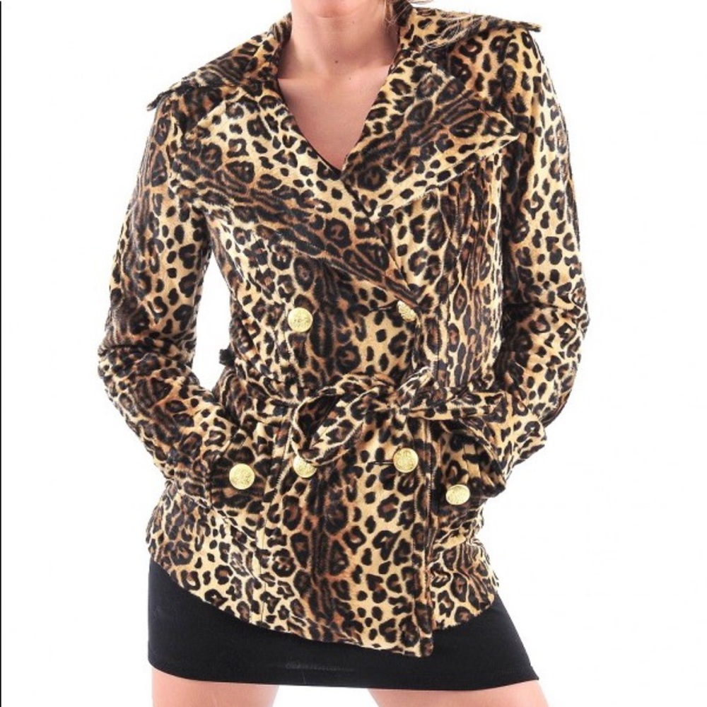 Leopard Print Coat